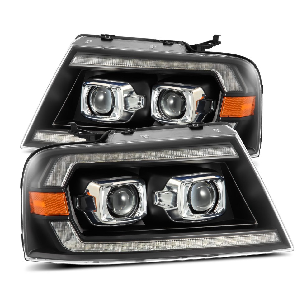 Комплект передних галогеновых фар Ford F-150/Lincoln Mark LT 04-08 PRO-Series AlphaRex 880134