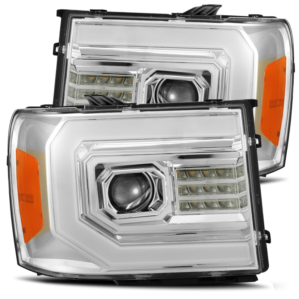 Комплект передних Led фар GMC Sierra 1500/2500/Sierra 3500 07-14 LUXX-Series AlphaRex 880096