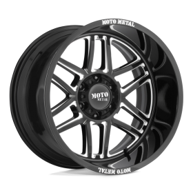 Колісний диск Moto Metal Folsom Gloss Black Milled 20x9 ET+18 MO99229063318