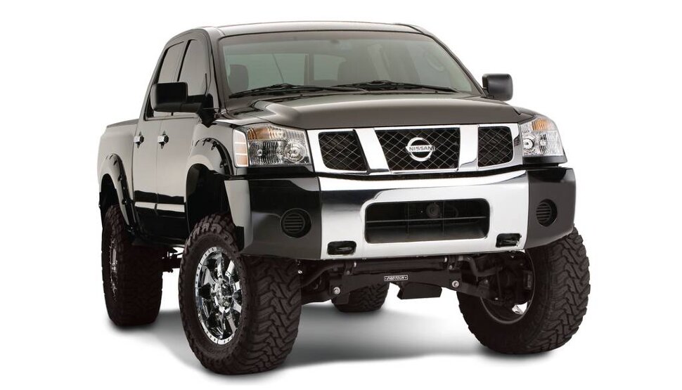Bushwacker 70013-02 Pocket Style Fender Flares Set 2PC Front Nissan Titan 04-15