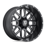 XD Wheels XD82022287544N Grenade Wheel Satin Black W/Machined Face 22x12 -44