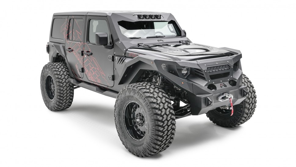 Fab Fours JL4600-1 Grumper Front Fender System Jeep Wrangler JL/Gladiator JT 18-22