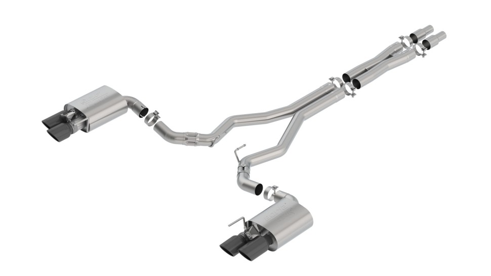 Выхлопная система Cat-Back Ford Mustang 18-23 Atak Borla 140743BC