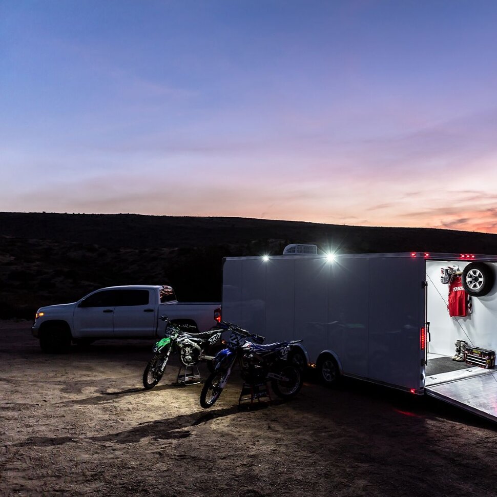 Rigid Industries 53121 SR-L Light (Pair) W/Backlit Blue 4.5x1.5" Wide/Drive