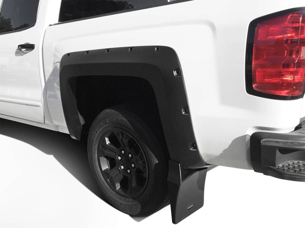 Брызговики Chevrolet Silverado 1500 14-18 задн 2шт. Trail Armor Bushwacker MUD-40120