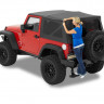 Мягкая крыша софт топ Jeep Wrangler JK 07-18 2 Door (Black Diamond) Supertop NX Bestop 5472235