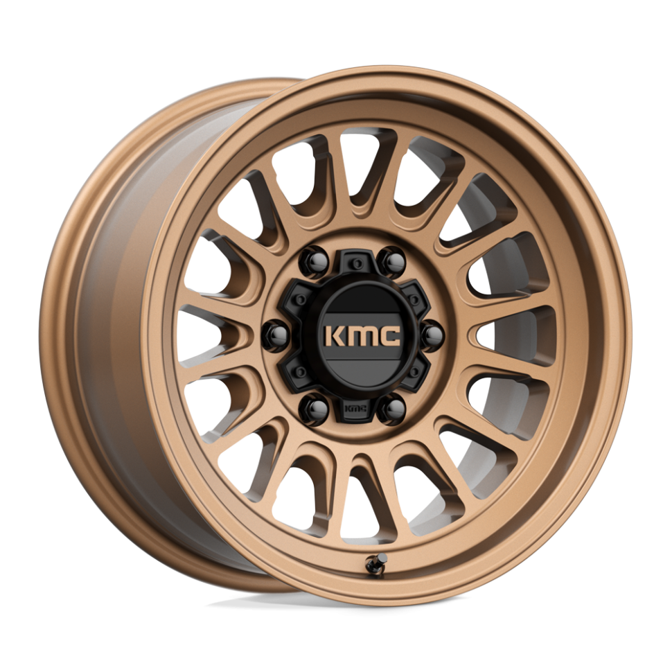 KMC Wheels KM72468068600US Impact OL Wheel Matte Bronze 16x8