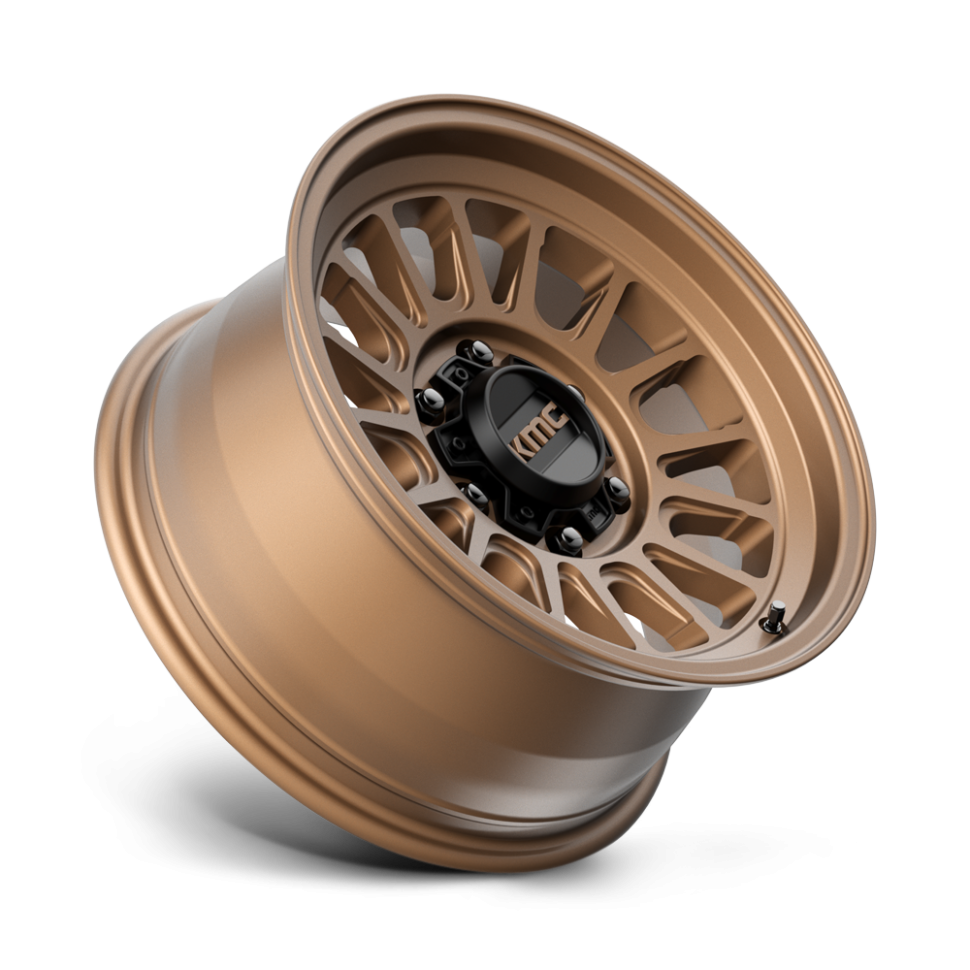 KMC Wheels KM72468068600US Impact OL Wheel Matte Bronze 16x8