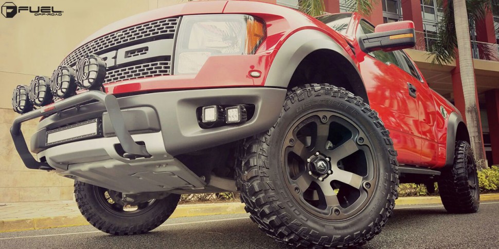 Колісний диск Fuel Off Road Beast Matte Black Double Dark Tint 20x9 ET+25 D56420908760