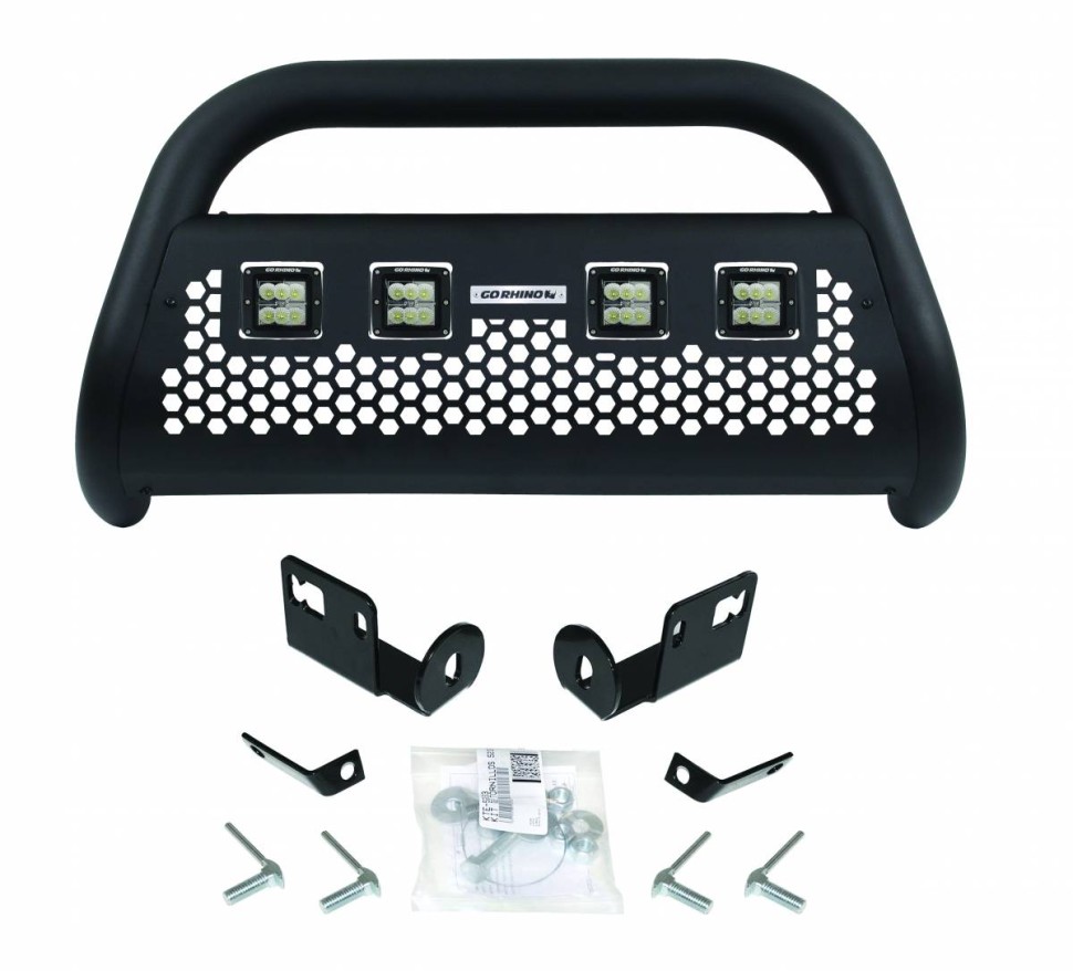 Кенгурятник с креплениями Dodge Ram 1500 19-22 RC2 LR Go Rhino 55674LT