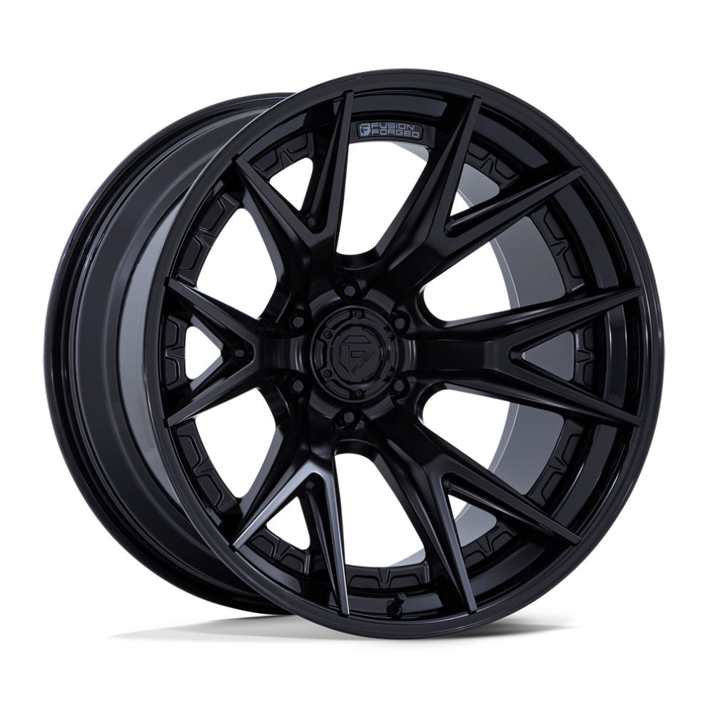 Fuel Off Road FC402MX22106318N Catalyst Wheel Matte Black W/Gloss Black Lip 22x10 -18