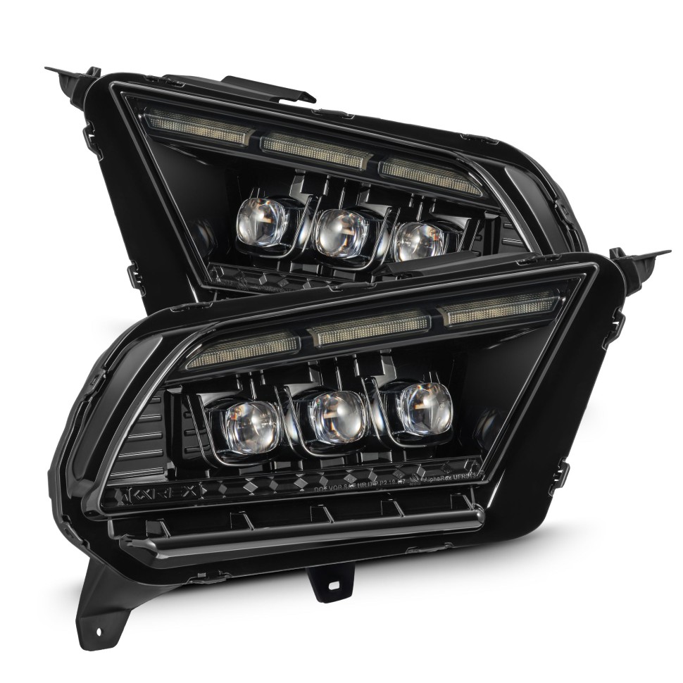 Комплект передних Led фар Ford Mustang 10-12 NOVA-Series AlphaRex 880490