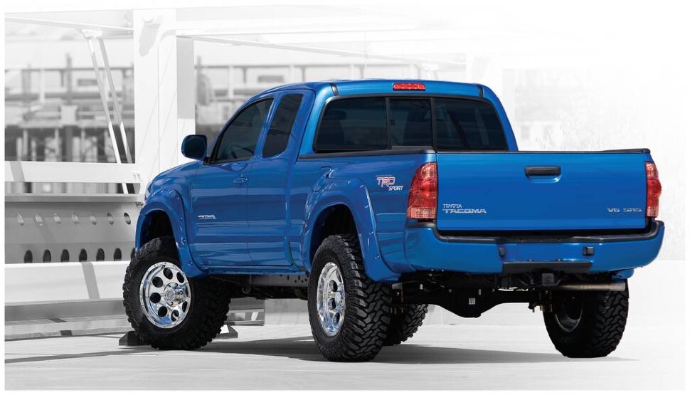 Bushwacker 31920-02 Pocket Style Fender Flares Set 4 PC Toyota Tacoma 05-11