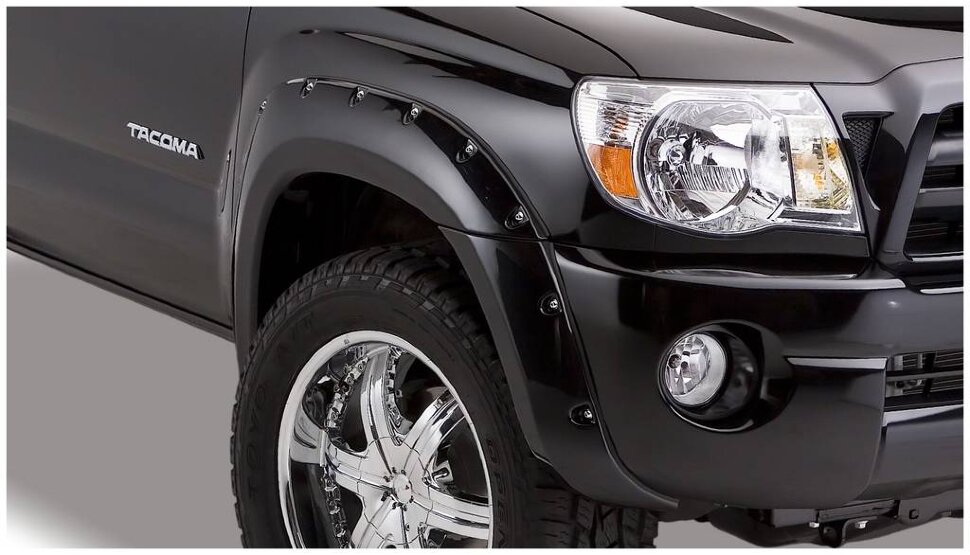 Bushwacker 31920-02 Pocket Style Fender Flares Set 4 PC Toyota Tacoma 05-11