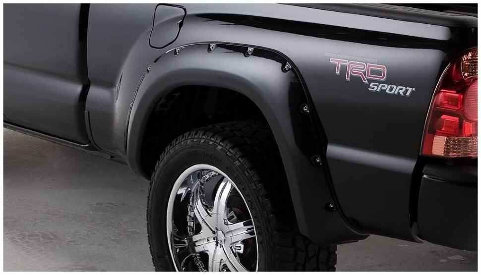 Bushwacker 31920-02 Pocket Style Fender Flares Set 4 PC Toyota Tacoma 05-11