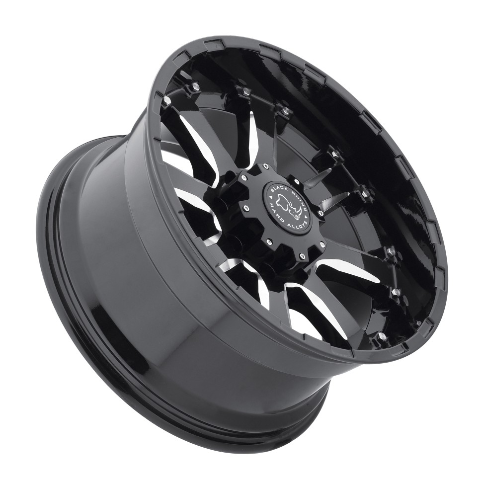 Колесный диск Black Rhino Sierra Gloss Black W/Milled Spokes 20x10 ET-12 2010SRA-26140B12