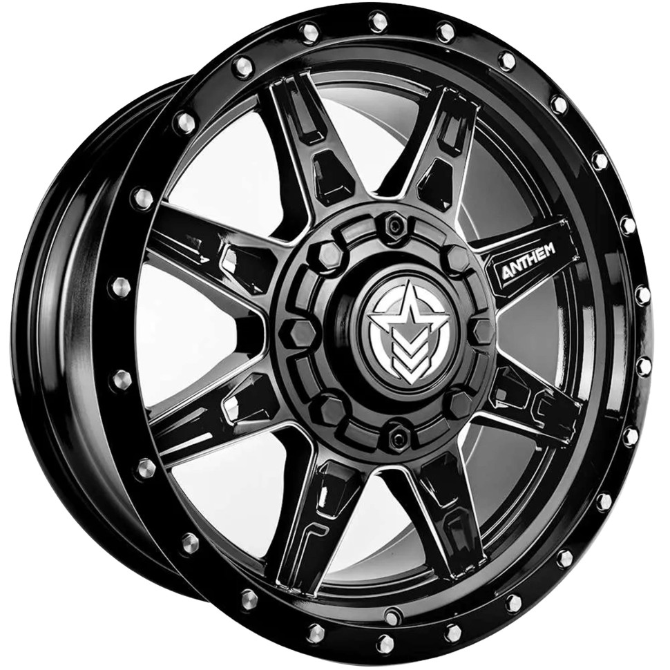 Anthem Off-Road A811209054050D Rogue Wheel Gloss Black W/Milled Spoke Edges 20x9 0