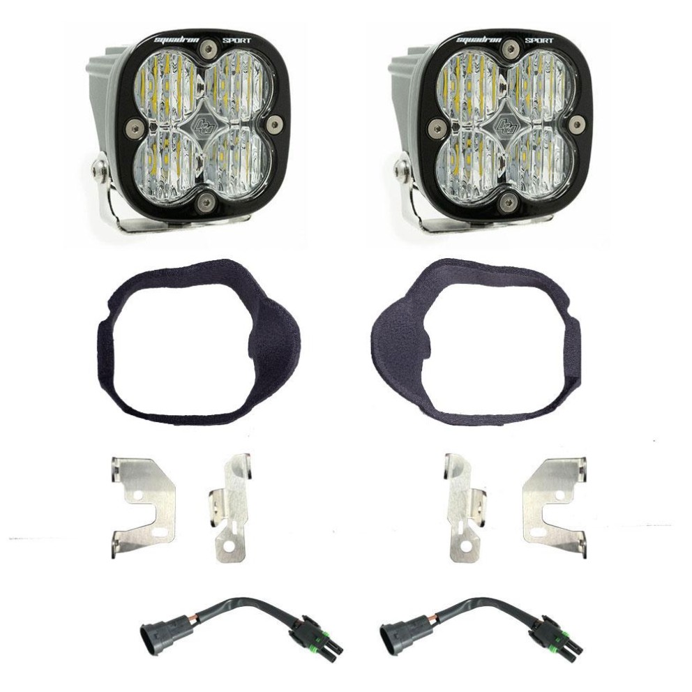 Baja Designs 447865 Squadron Sport Wide Cornering Fog Pocket Light Kit Mercedes-Benz Sprinter 19-25