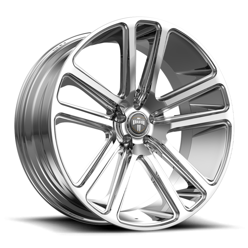 DUB Wheels S254240073+10 Flex S254 Wheel Chrome 24x10 +10