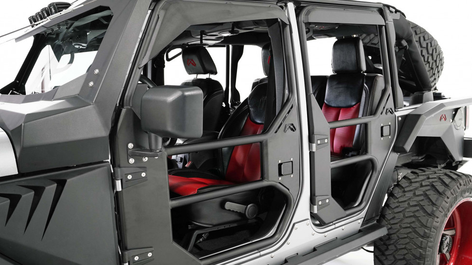 Літні двері передні Jeep Wrangler JK 07-18 Fab Fours JK1030-1