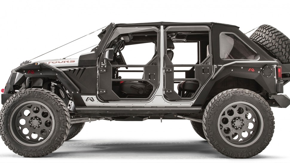 Літні двері передні Jeep Wrangler JK 07-18 Fab Fours JK1030-1