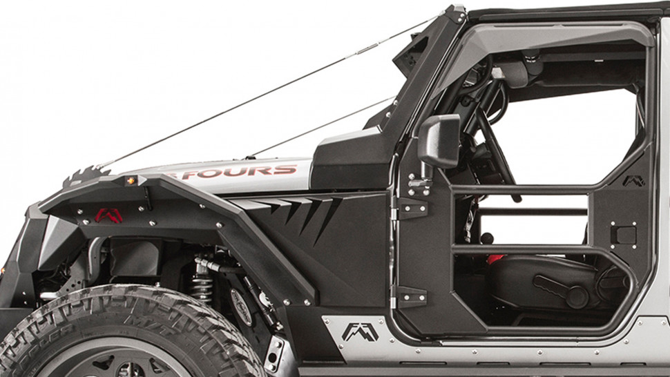 Літні двері передні Jeep Wrangler JK 07-18 Fab Fours JK1030-1