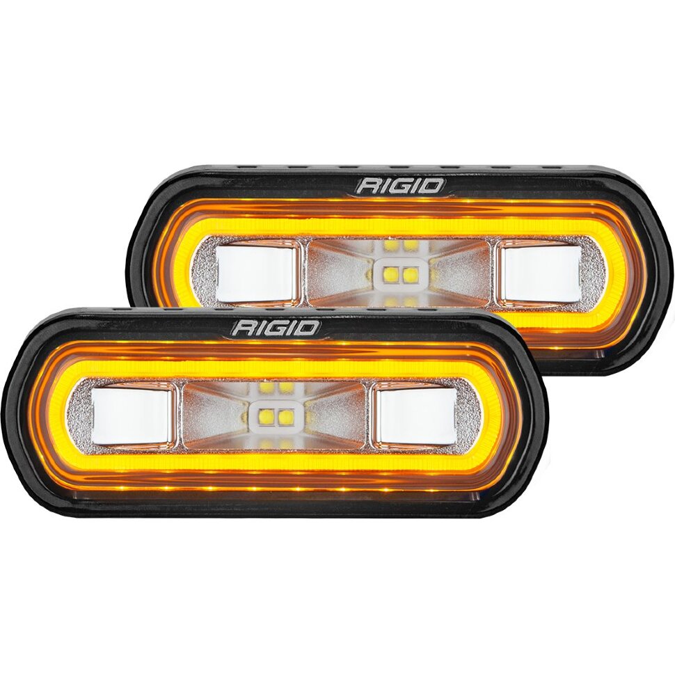 Rigid Industries 53123 SR-L Spare Tire Mount Kit W/Light Amber 4.5x1.5" Wide/Drive