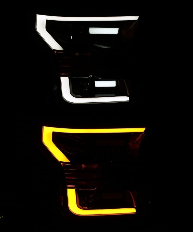 AlphaRex 880167 LUXX-Series Led Projector Headlights Ford F-150 15-17