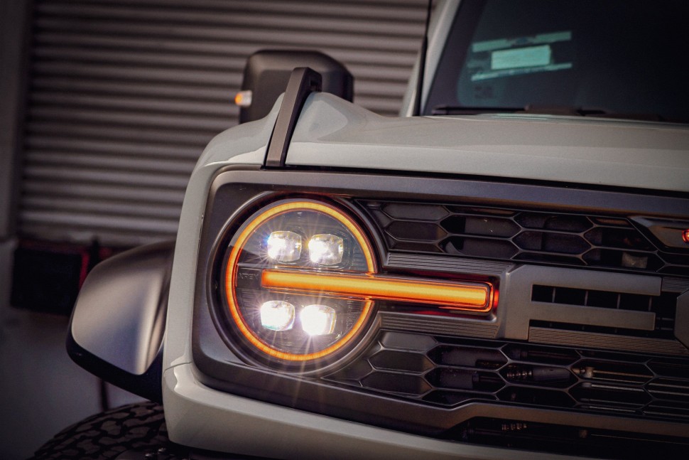 Комплект передних Led фар Ford Bronco 21-25 NOVA-Series AlphaRex 880260