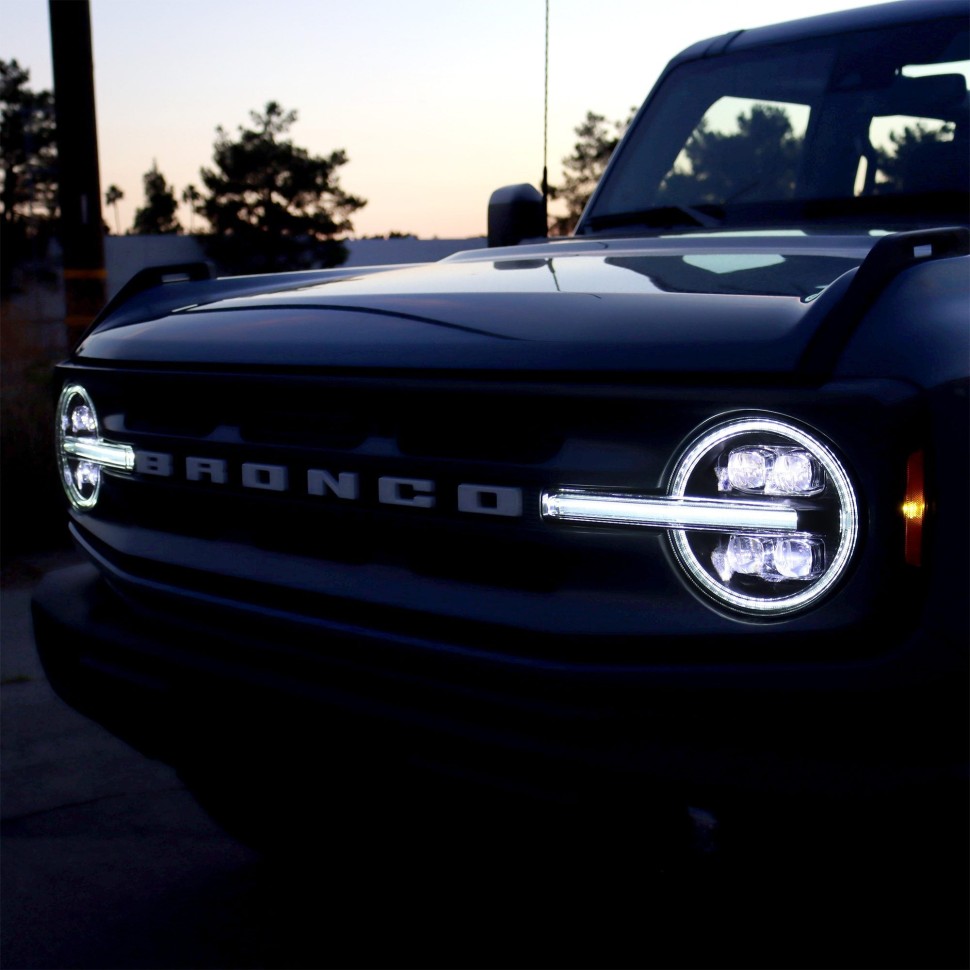 Комплект передних Led фар Ford Bronco 21-25 NOVA-Series AlphaRex 880260