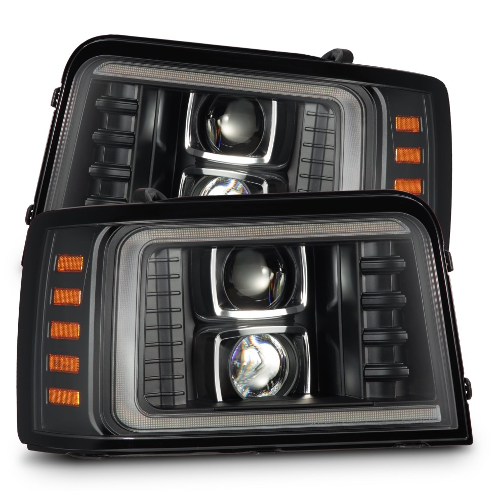 Комплект передних галогеновых фар Ford F-150/F-250/F-350/Bronco 92-96 PRO-Series AlphaRex 880266