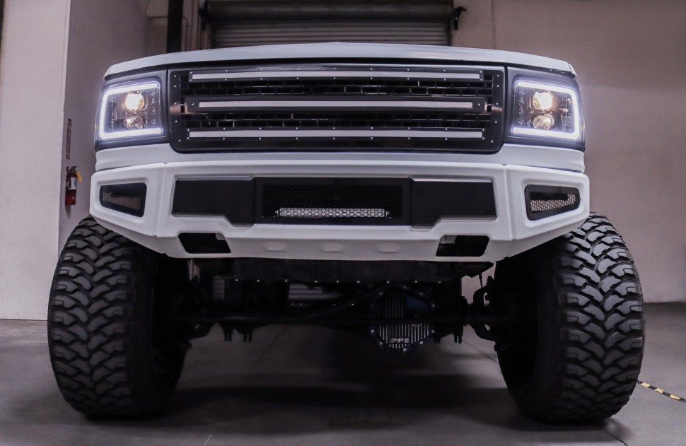 Комплект передних галогеновых фар Ford F-150/F-250/F-350/Bronco 92-96 PRO-Series AlphaRex 880266