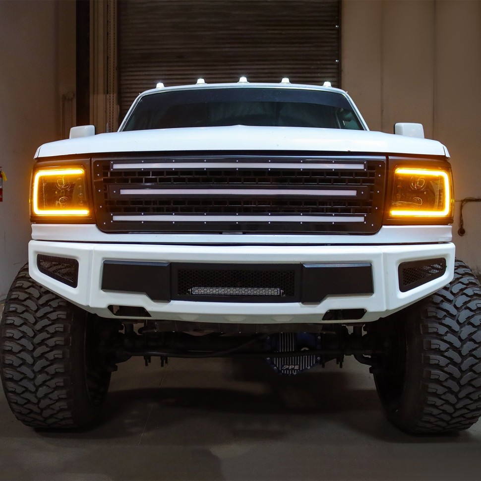 Комплект передних галогеновых фар Ford F-150/F-250/F-350/Bronco 92-96 PRO-Series AlphaRex 880266
