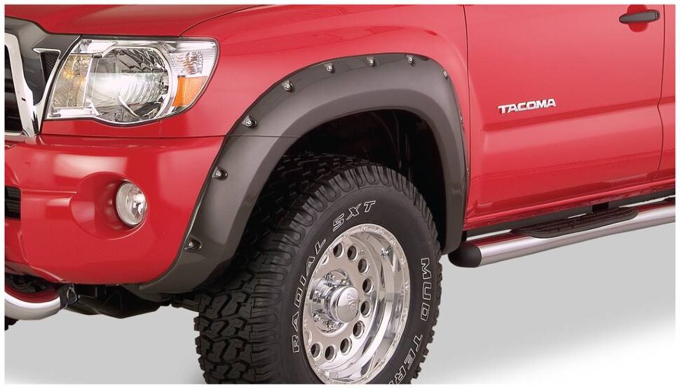 Bushwacker 31053-02 Pocket Style Fender Flares Set 2PC Front Toyota Tacoma 05-11