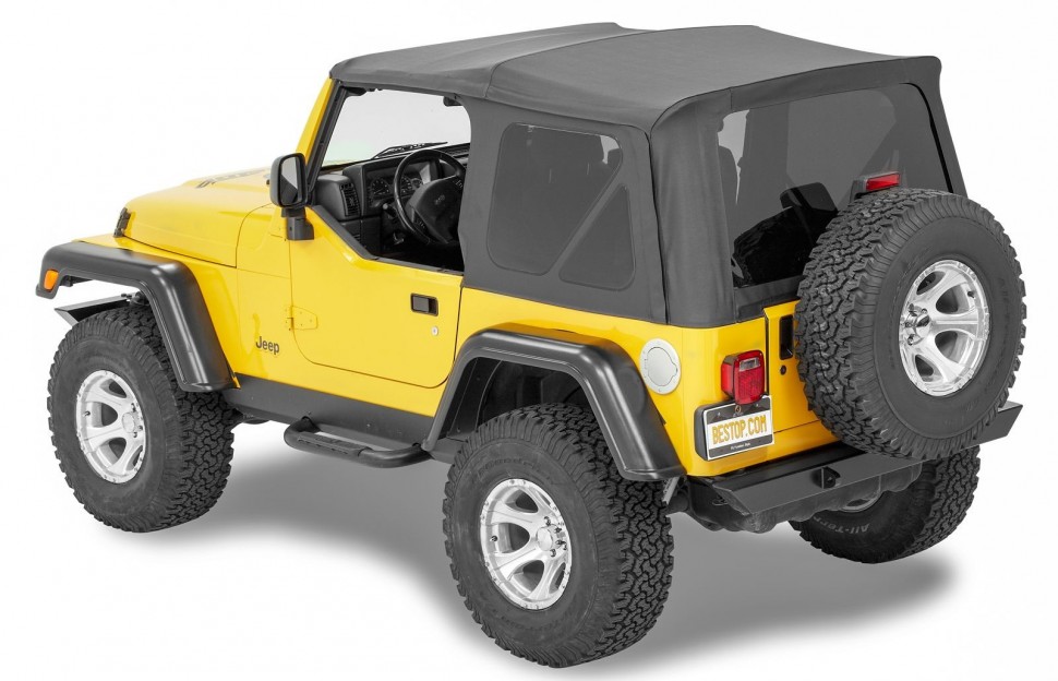 Мягкая крыша софт топ Jeep Wrangler TJ 97-06 (Black Denim) Supertop NX Bestop 5472015