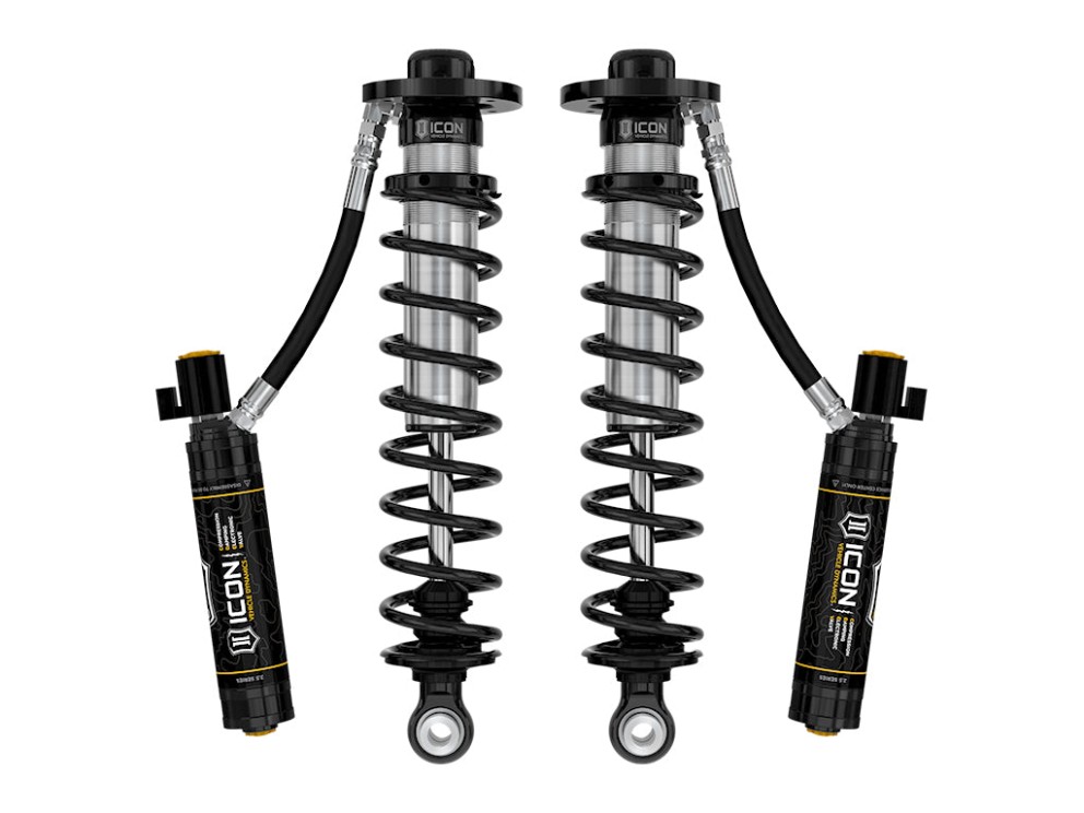 Icon Vehicle Dynamics 91836E 2.5 VS Remote Reservoir CDEV Rear Coilover Reservoir Adjustable Shock Lift 0-4" Ford F-150 Lightning 22-26 Pair