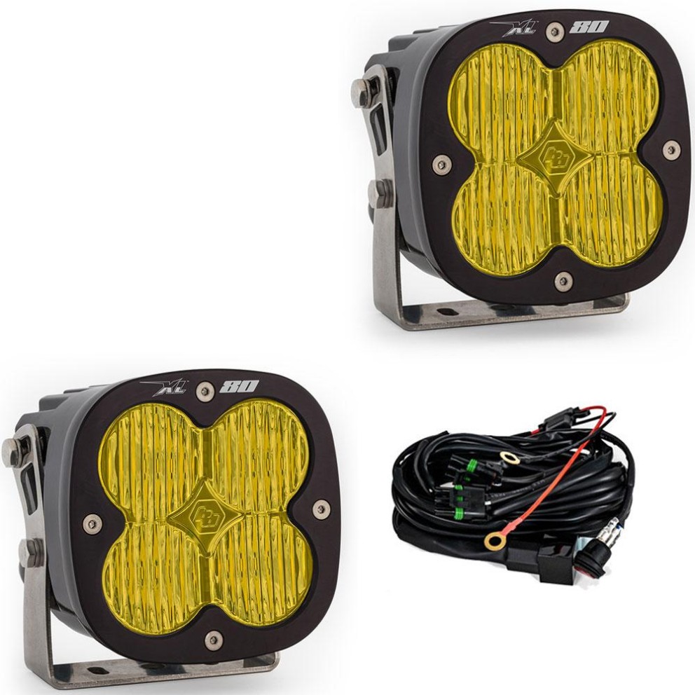 Комплект дополнительных LED фар 4.43x4.43" Wide Cornering XL80 Baja Designs 677815