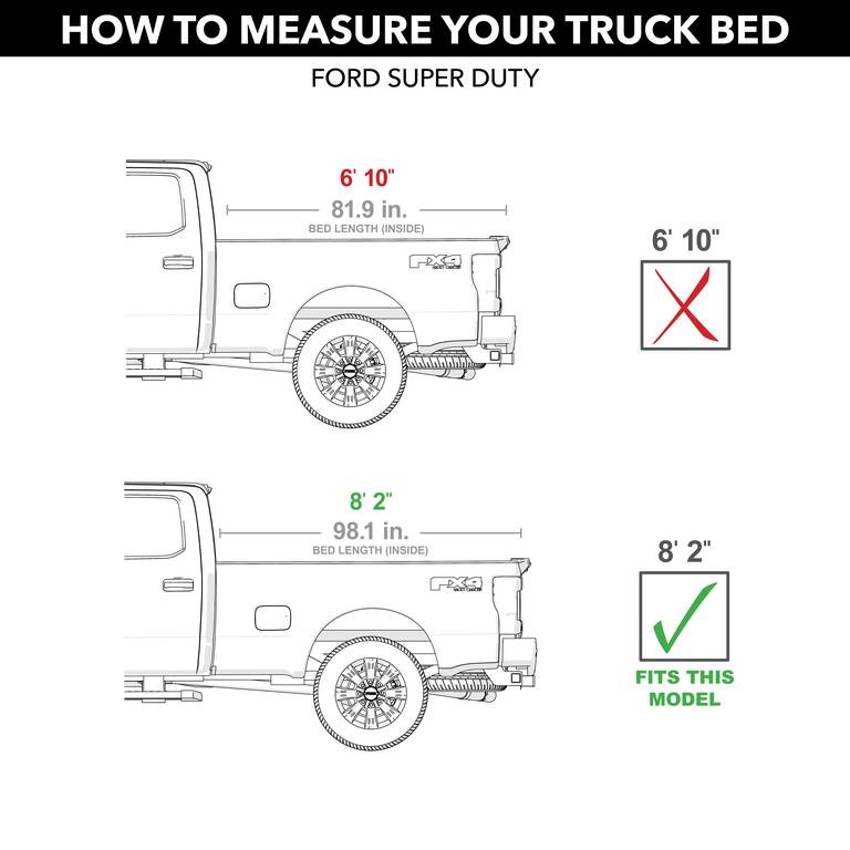 Мягкая ролета багажника Ford F-250/F-350/F-450 17-25 8' Lo Pro TruXedo 579601