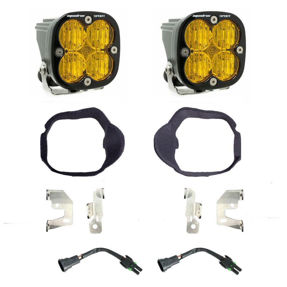 Baja Designs 447875 Squadron Sport Wide Cornering Fog Pocket Light Kit Mercedes-Benz Sprinter 19-25