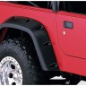 Расширители колесных арок Jeep Wrangler TJ 97-06 к-кт 2шт зад Pocket Style Bushwacker 10042-07