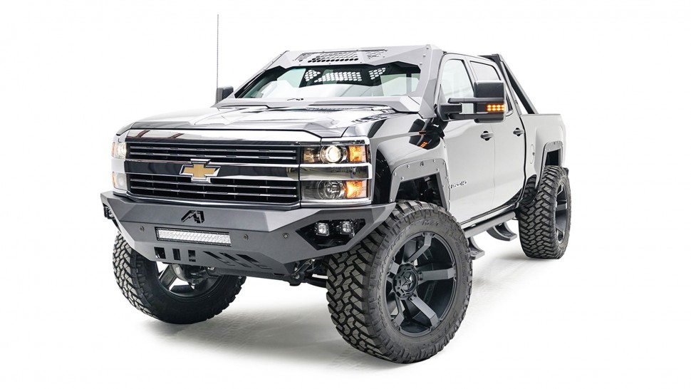 Fab Fours VC3050-1 ViCowl Black Windshield Protection Chevrolet Silverado 2500/3500 15-19