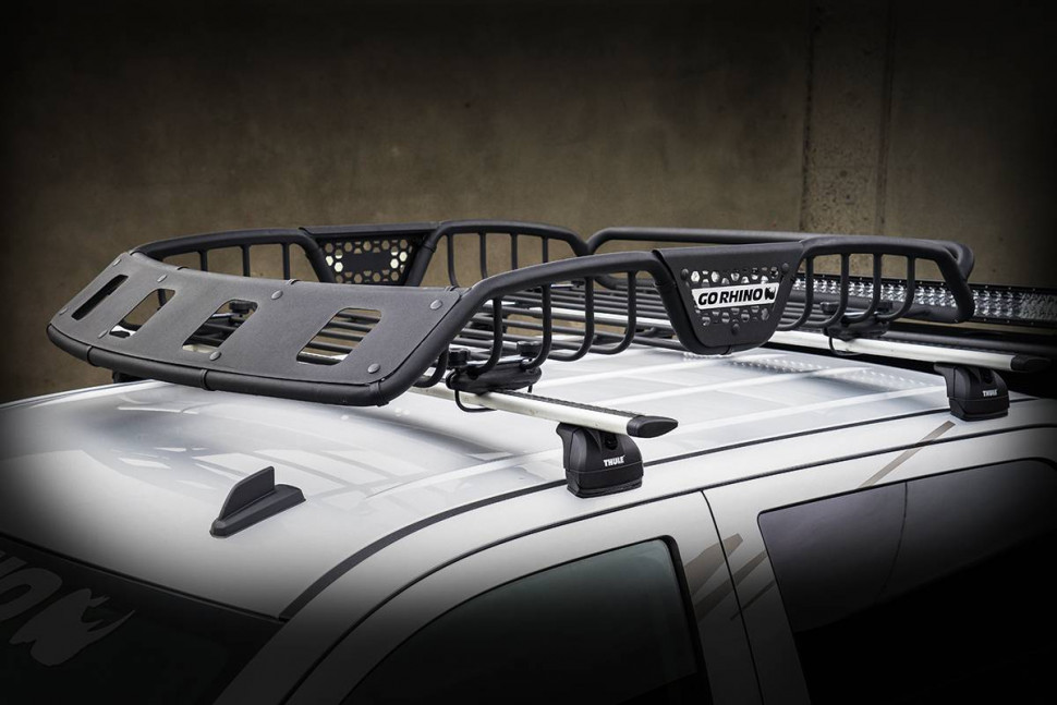 Go Rhino 59045T SR40 Roof Rack w/ Light Mounts 48"x40"