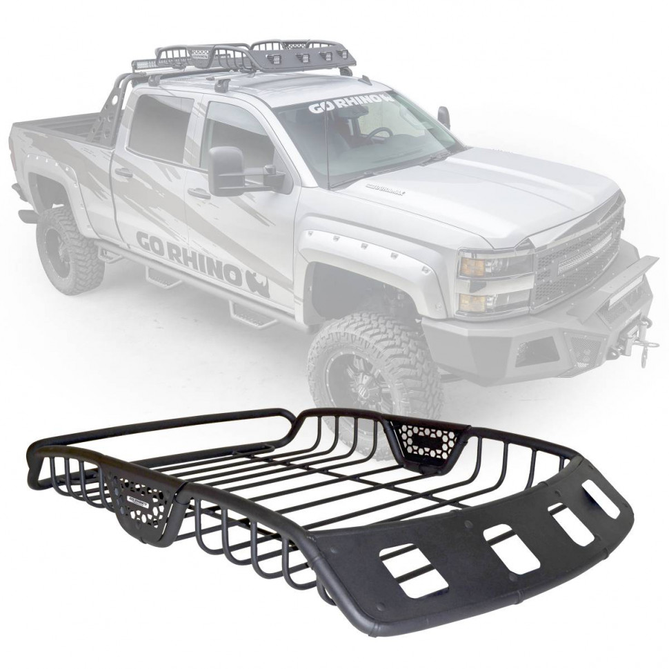 Go Rhino 59045T SR40 Roof Rack w/ Light Mounts 48"x40"