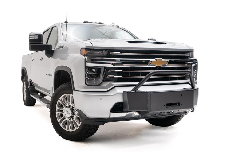 Крепление для лебёдки с защитной дугой Chevrolet Silverado 2500/3500 20-23 Fab Fours CH20-N4960-1