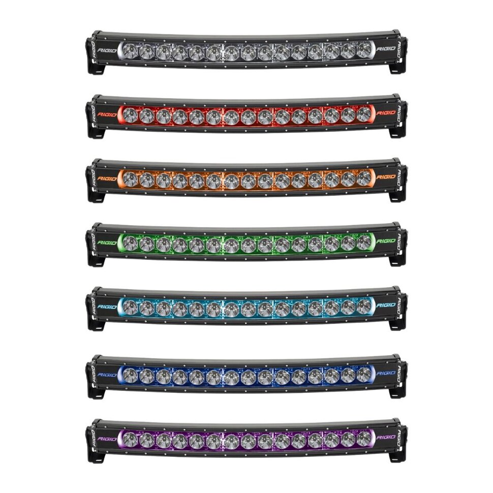 Світлодіодна Led балка з RGB підсвіткою 50" Spot/Drive Rigid Industries 350053