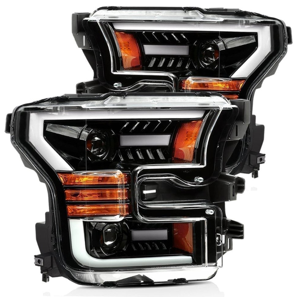 Комплект передних Led фар Ford F-150 15-17 LUXX-Series AlphaRex 880168
