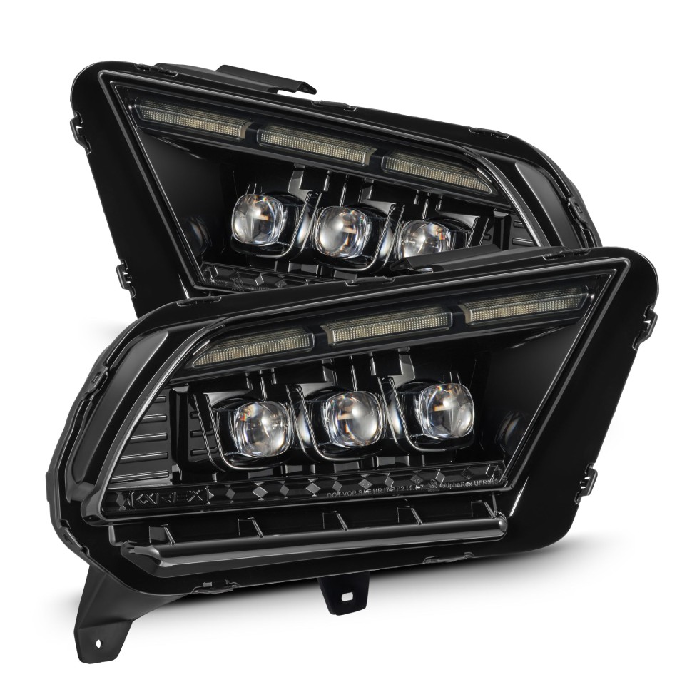 Комплект передних Led фар Ford Mustang 13-14 NOVA-Series AlphaRex 880487