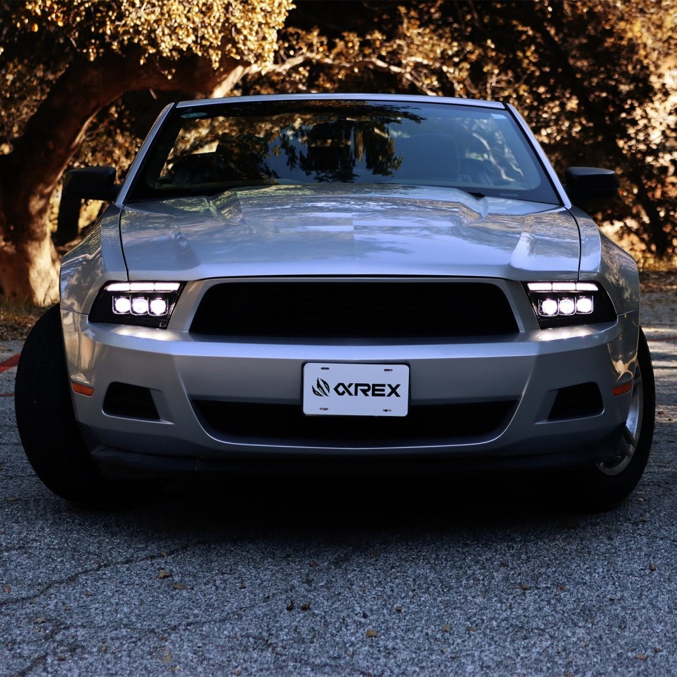 Комплект передних Led фар Ford Mustang 13-14 NOVA-Series AlphaRex 880487