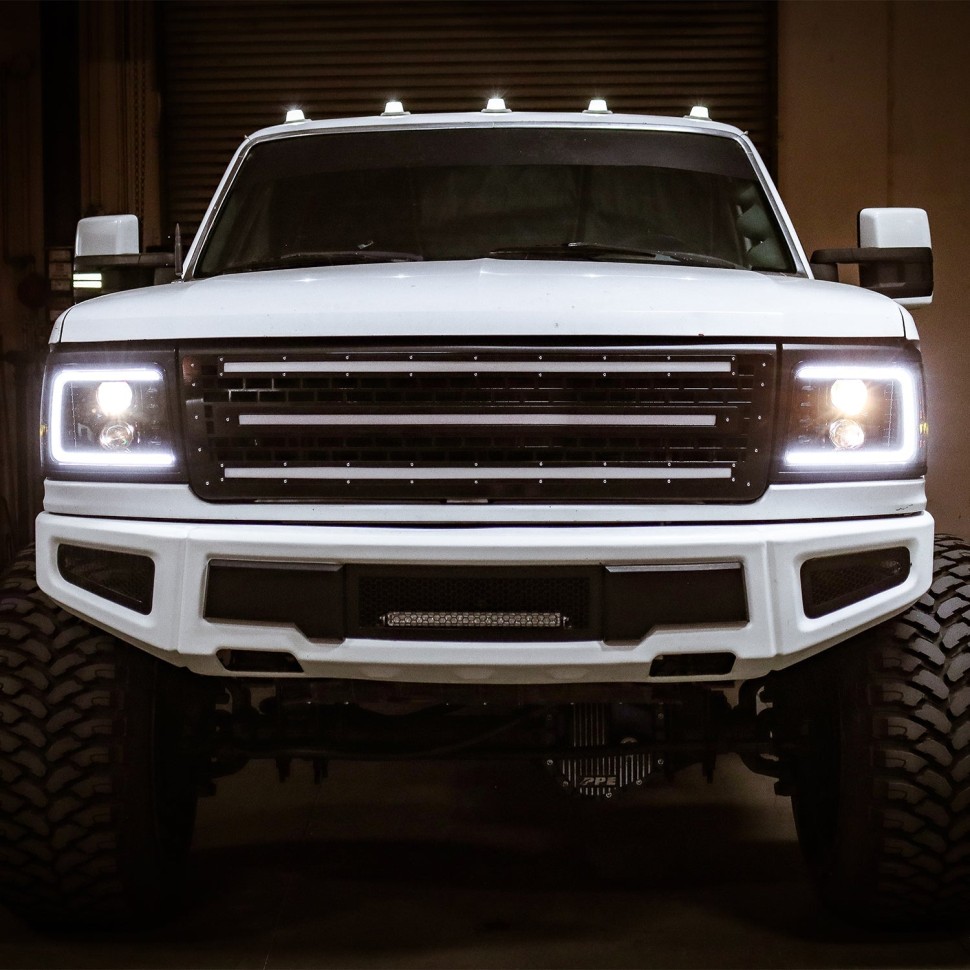 Комплект передних галогеновых фар Ford F-150/F-250/F-350/Bronco 92-96 PRO-Series AlphaRex 880265