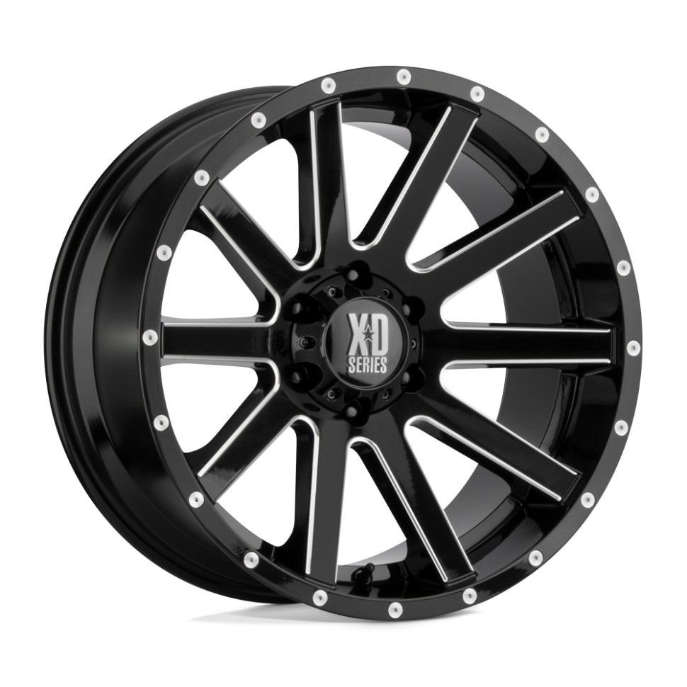 XD Wheels XD81821063724N Heist Wheel Satin Black 20x10 -24